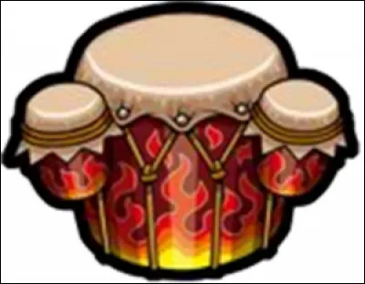 Dans la quête des Sept Trésors, quel boss détient le Tamtam Ardent ?