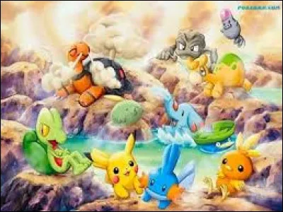 Quel(s) Pokémon y a-t-il durant notre première rencontre à la Source Chaude après avoir traversé la Grotte cascade ?