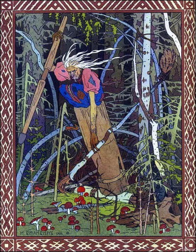 La "Baba Yaga" est russe, mais pas seulement. On la représente généralement comme une « sorcière » qui capture et mange des enfants. La concernant, voici un détail pour vous ...