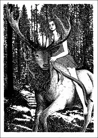 La "Vila" est vilaine ! Vivant dans la forêt, c'est l'esprit d'une vierge morte sans baptême ou d'une femme condamnée à errer pour la « légèreté » de sa vie passée. "Là, on bourrait dire gue Badabe est ... !"