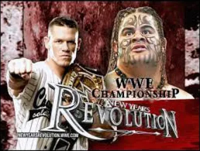 Lors de New Years Revolutions en 2007, John Cena a gagné contre Umaga, mais comment ?