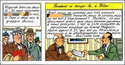 Alors que pendant ce temps, les méchants fomentent, conspirent... À quel mystérieux personnage font-ils allusion, par deux fois ?