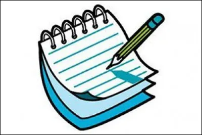 Quelque chose d'étrange se passe dans ta tête et tu décides alors de prendre en notes les cours :