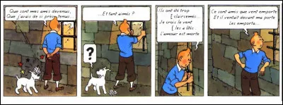 Lorsqu'il est au plus bas, Tintin se replonge dans les vieux auteurs, classiques d'avant les classiques ! Quel est celui-ci ?