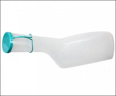 Quel est le nom de ce récipient en verre ou en plastique qui recueille l'urine des malades alités ?