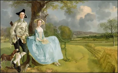 Le peintre du XVIIIe siècle, portraitiste et paysagiste, auteur de ce tableau célèbre, c'est ... Gainsborough.