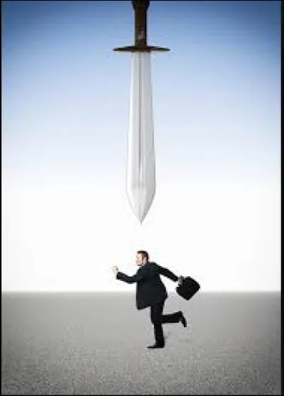 Que signifie "avoir l'&eacute;p&eacute;e de Damocl&egrave;s au-dessus de sa t&ecirc;te" ?