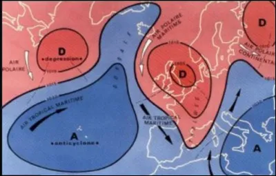 Combien y a-t-il de types de masses d'air ?