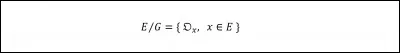 En faisant l'analogie avec la question 4, que désigne donc l'ensemble quotient E/G ?