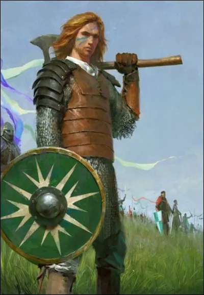 Dans la mythologie celtique irlandaise, Conall Cernach dormait d'une façon bien particulière. Comment ?