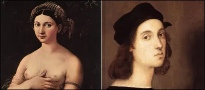 À qui est attribué le tableau représenté à gauche de l'illustration ?