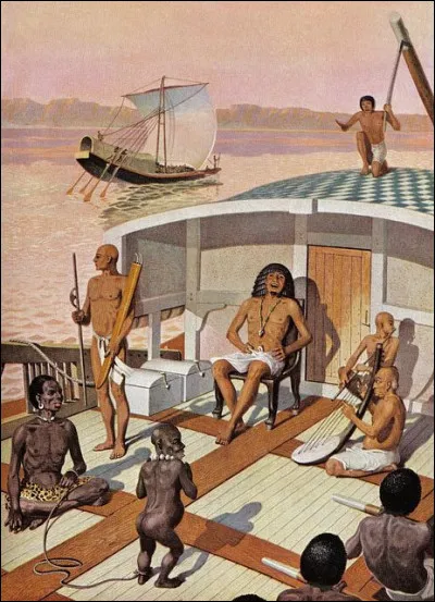 Originaires des forêts équatoriales les pygmées furent amenés en Égypte, jouissant d'une vie confortable auprès de Pharaon comme danseurs sacrés. En l'honneur de quel Dieu ?