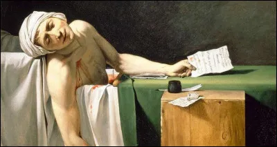 À quel artiste doit-on le tableau "L'Assassinat de Marat" ?
