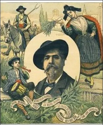 Frédéric Mistral, né à Maillane en 1830, fut prix nobel de littérature en 1904.