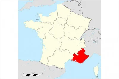 La région Provence-Alpes-Côte d'Azur compte sept départements.