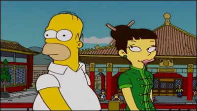 Pour quoi se fait passer Homer lors de son voyage en Chine ?