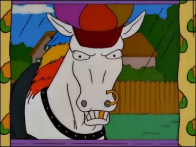 Comment s'appelle le cheval de Bart ?