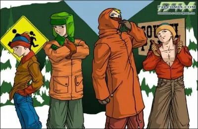 Ce dessin est une caricature o l'on retrouve les personnages principaux d'une srie aujourd'hui cultissime. Laquelle ?