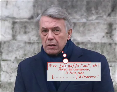 Nous avons ici un personnage connu mais quelque peu inquiet...