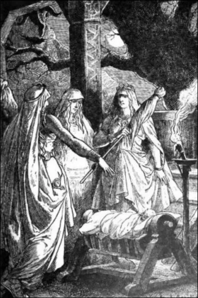 Le demi-frère de Sigurð l'a chanté sur la tombe de sa victime.