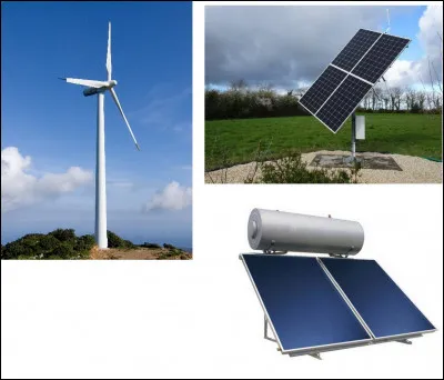 L'ensemble de l'habitation est fourni en énergie par...