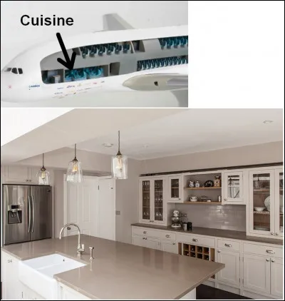 Juste en face se trouve la cuisine. De quel type de cuisine s'agit-il ?