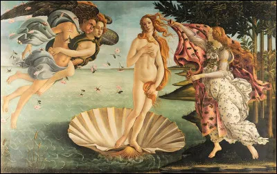 Cette peinture mythologique, "La Naissance de Vénus", réalisée dans les années 1480 et visible au musée des Offices de Florence est l'uvre de...
