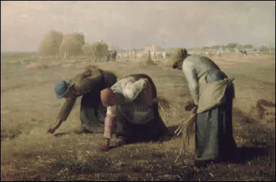 Réalisée en 1857, "Des glaneuses" est un bel exemple du courant réalisme dans la peinture. Son auteur est célèbre pour ses scènes champêtres et paysannes.