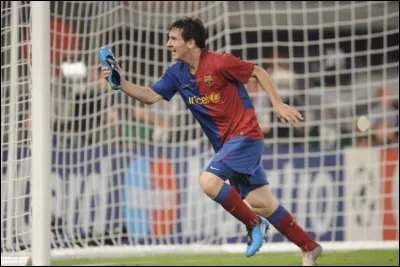 En 2009, qui fut le passeur décisif lors du célèbre but de Lionel Messi en finale de la Ligue des champions ?