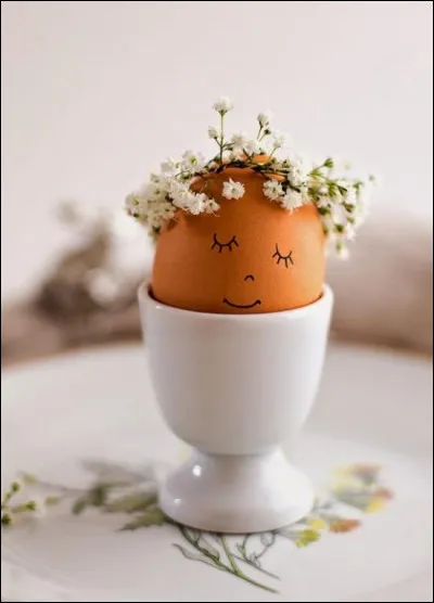 Et pour ceux (très rares) qui critiqueraient mon quiz car ils attendaient un uf tout neuf pour fêter Pâques, selon l'expression consacrée :