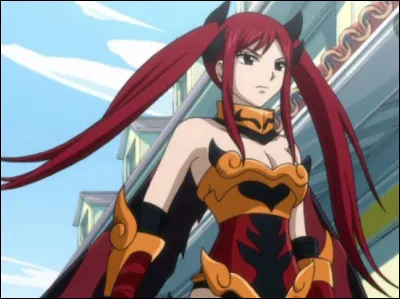 De quelle couleur est le tatouage de guilde dErza ?