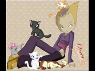 Qui est cette personne pensif et rveuse qui attire les chats ?