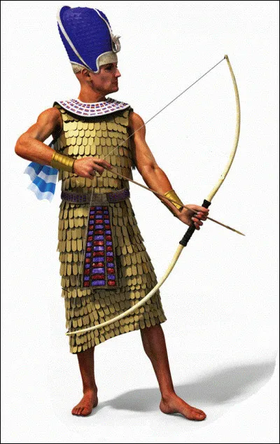 Quel est ce casque que portait pharaon pendant les batailles ?