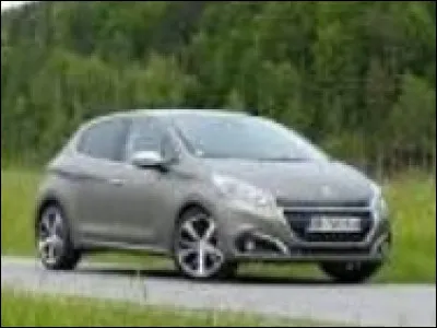La voiture la moins chère de France en 2019 était la Peugeot 208.