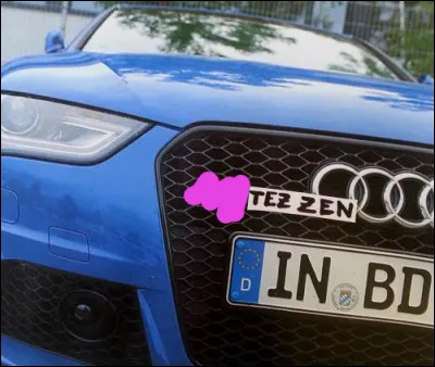 Zazie, dans l'Audi, mate !