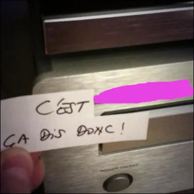 Oui, et c'est ampli pour toi !