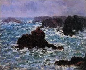 Quel peintre impressionniste a ralis 'Belle Ile sous la pluie' ?