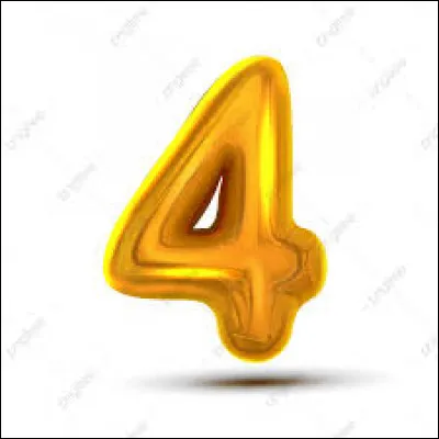 Comment dit-on "4" en anglais ?