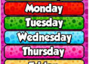 Quiz Jours de la semaine en anglais