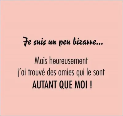 Quand tu cherches à te faire un ami, vers qui vas-tu en premier ?