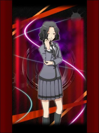 Avec quelle personne Hazama a-t-elle été mise lors du test de courage ?