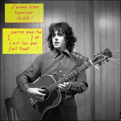 Un jour des années 60, une question existentielle fut posée à ce jeune chanteur dans le vent, lequel fit cette réponse étonnante ! Laquelle ?