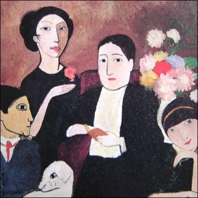 Quelle artiste a peint la toile "Groupe d�artistes", o&ugrave; elle se repr&eacute;sente avec Guillaume Apollinaire et Pablo Picasso ?