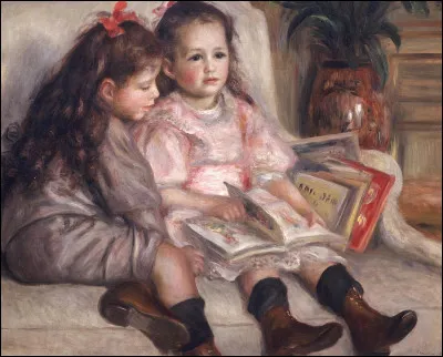 Qui a peint "Deux enfants avec un livre" ?