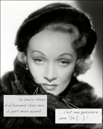 Et même qu'elle faisait très bien la cuisine, confiait Gabin...