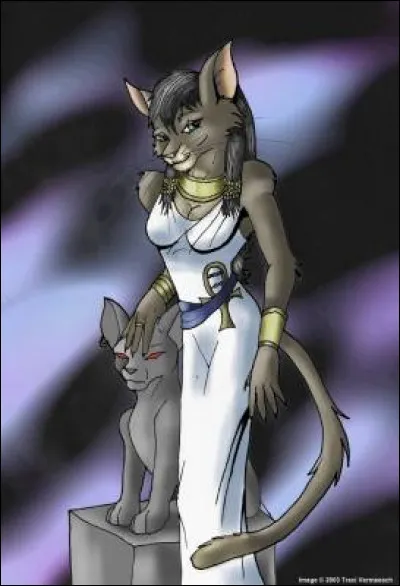 Qui est cette déesse chat ?