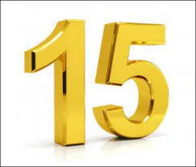 Comment dit-on "15" en anglais ?