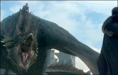 Après avoir découvert que sa "maman" était morte comment Drogon a-t-il réagi ?