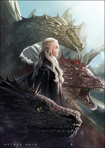 Quel est le dragon que Daénèrys monte le plus souvent ?