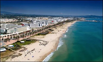 Quelle est cette ville de Tunisie, célèbre station balnéaire située sur la côte sud-est du cap Bon ?